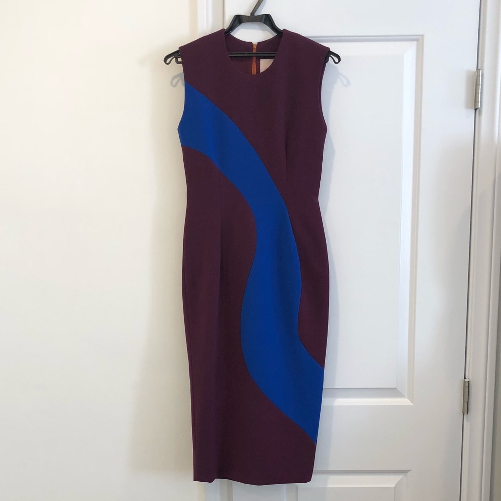 Roksanda color block midi straight dress